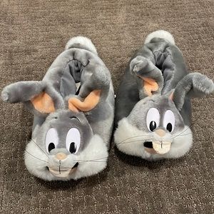 Vintage 1990s Bugs Bunny Looney Toons slippers